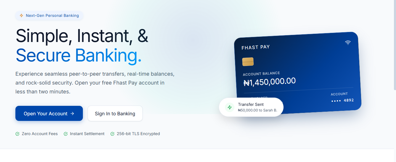 Fhast Pay project preview